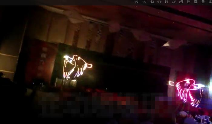 飛鷹秀激光啟動儀式